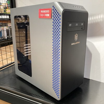 【堺七道店】中古  GALLERIA XA7R-67XT(Ryzen7-3700x/16GB/SSD:1TB/BD/RX6700XT/win10home) 4660001087 