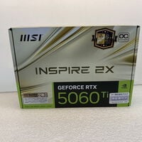 中古  MSI GeForce RTX 5060 Ti 16G INSPIRE 2X OC (RTX5060Ti 16GB) 3180006647 