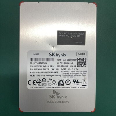 【神戸・三宮店】中古  各社 2.5インチ SSD 512GB SATA 124396 