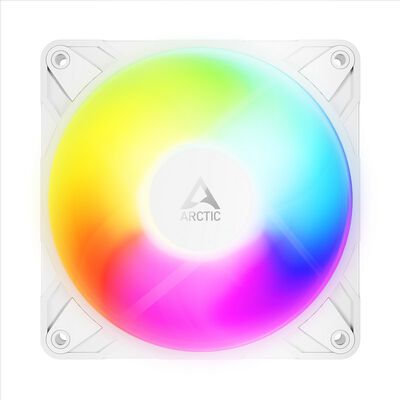 ARCTIC  P12 Pro Reverse A-RGB (White) ACFAN00325A (120mm ARGB ホワイト リバースファン) 