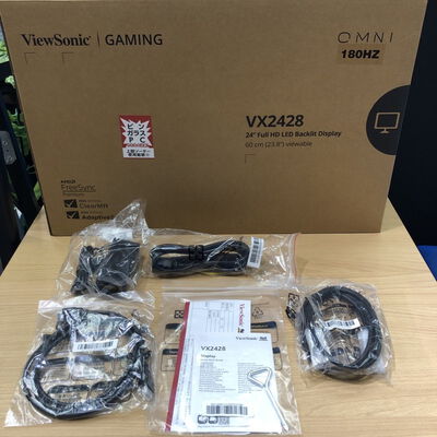 【甲府飯田店】中古  Viewsonic VX2428-7 (23.8"W 2H1DP 0.5ms IPS 180Hz) 4720001954 