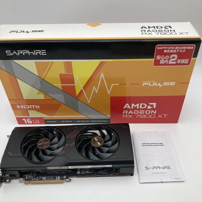 【神戸・三宮店】中古  SAPPHIRE 11330-02-20G PULSE RX7800XT GAMING (RX7800XT 16GB) 162728 