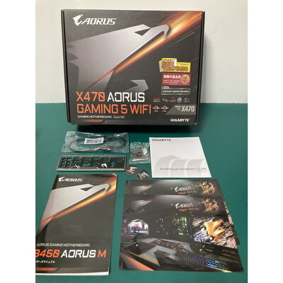 【富山本郷店】中古  GIGABYTE X470 AORUS GAMING 5 WIFI (X470 AM4 ATX) 137102 