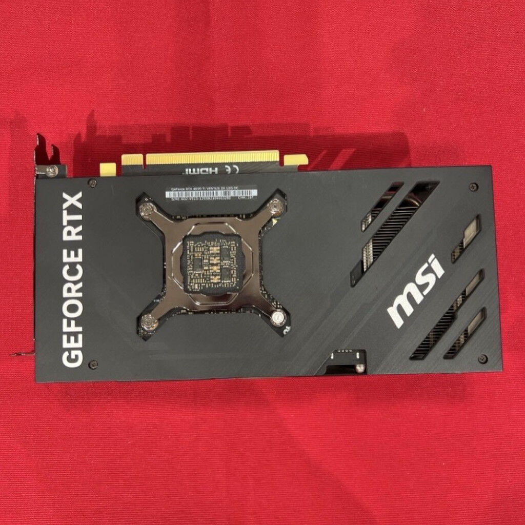 中古 MSI GeForce RTX 4070 Ti VENTUS 2X 12G OC（RTX4070Ti 12GB