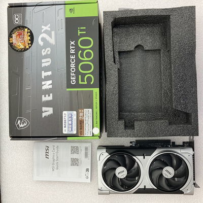 【京都店】中古  MSI GeForce RTX 5060 Ti 16G VENTUS 2X OC PLUS (RTX5060Ti 16G) 178240 