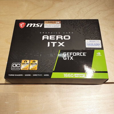 【鹿児島店】中古  MSI GeForce GTX 1660 SUPER AERO ITX OC (GTX1660 SUPER) 141207 
