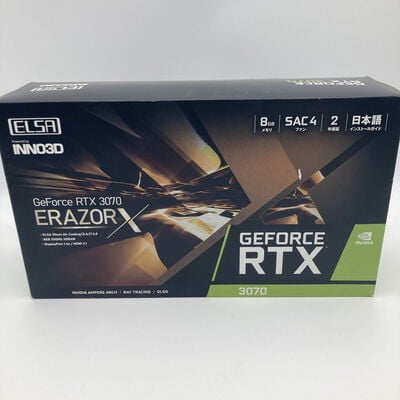 【神戸・三宮店】中古  ELSA GeForce RTX 3070 ERAZOR X GD3070-8GEREZX (RTX3070 8G) 3430006373 