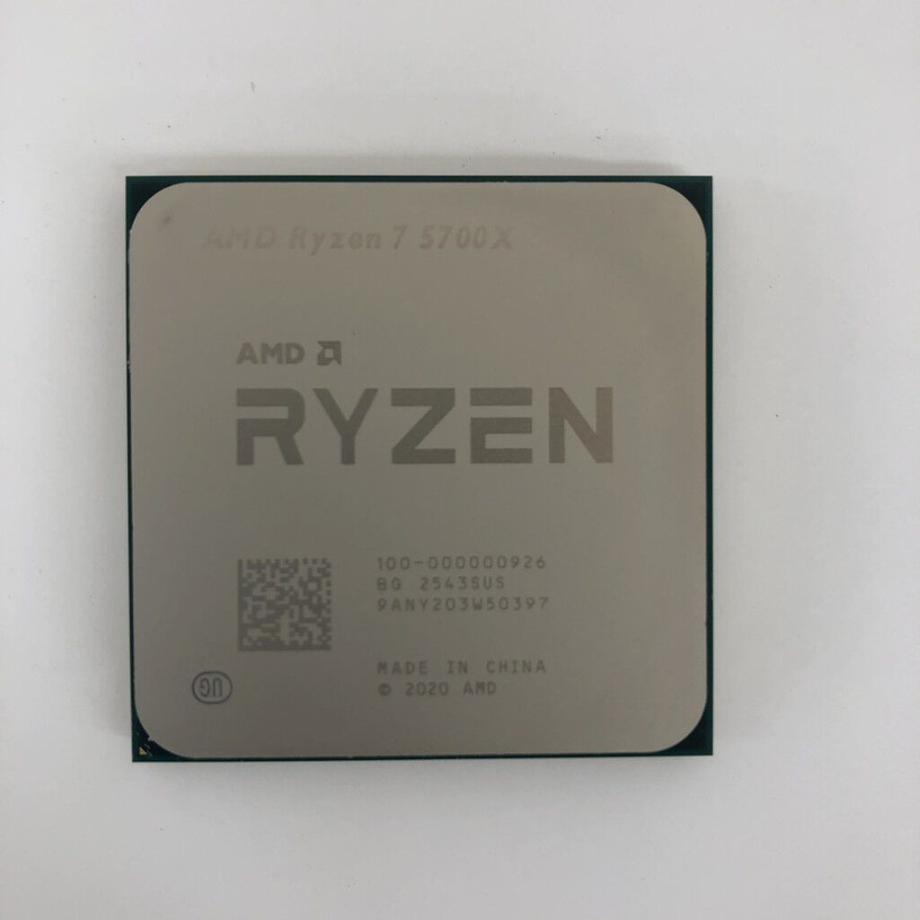 中古 AMD Ryzen 7 5700X (AM4/3.4GHz/36M/C8/T16/65W) 150182 （318905