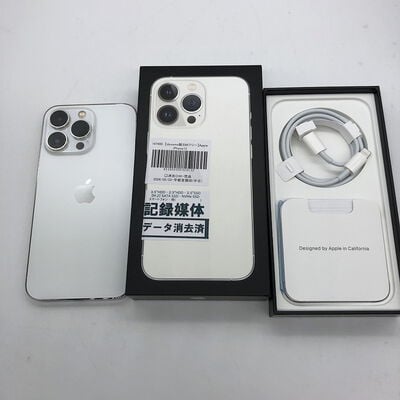 【宇都宮鶴田店】中古  【docomo版SIMフリー】Apple iPhone13 Pro 6.1インチ 256GB シルバー MLUP3J/A 147455 