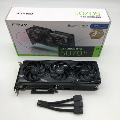 【大分店】中古  PNY GeForce RTX 5070 Ti 16GB Overclocked Triple Fan 4860001023 