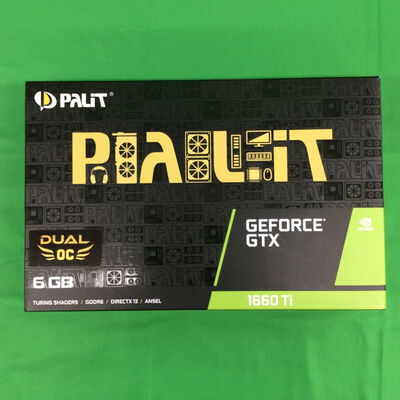 【川崎店】中古  Palit NE6166TS18J9-1160A (GTX1660Ti 6GB Dual OC) 192444 