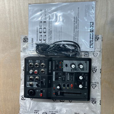【鹿児島店】中古  AG03MK2 ライブストリーミングミキサー【ブラック】 4700000566 