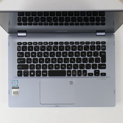 【通販センター】中古  ASUS VivoBook Flip 14 TP412UA TP412UA-S8130(Intel Core i3 8130U/4GB DDR4 (PC4)/SSD128GB/なし/オンボード/14/1920x1080/Wi-Fi/W11H64 MAR) 199371 