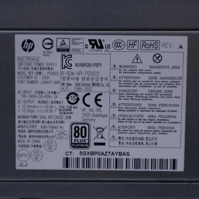 【通販センター】中古  HP EiteDesk 800 G4 SFF(Intel Core i5 8500/16GB DDR4 (PC4)/SSD500GB/DVDマルチ/オンボード/W11H64 MAR) 203791 