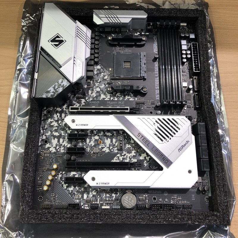 まとめ買いでお得 ASRock 中古 X570 140058 DDR4) ATX AM4 (X570 Legend Steel マザーボード