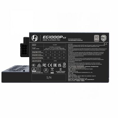 Lian-Li  EDGE Platinum V2 1000W with EDGE Hub V2 Black EG1000PBH (ATX1000W ブラック) 