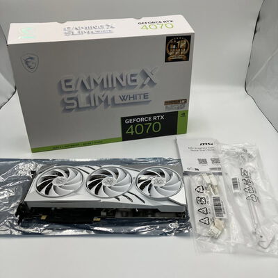 【なんば店】中古  MSI GeForce RTX 4070 GAMING X SLIM WHITE 12G 3280023656 
