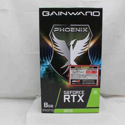 【通販センター】中古  GAINWARD GeForce RTX 3070 Phoenix NE63070019P2-1041X-G（RTX3070 8GB） 3480039999 