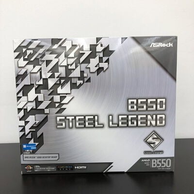 【長野稲里店】中古  ASRock B550 Steel Legend (B550 AM4 ATX DDR4) 142936 