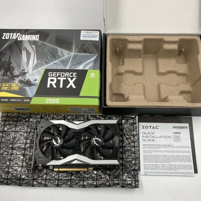 【なんば店】中古  ZOTAC ZT-T20600F-10M(RTX2060 6G GDR6 TwinFan) 138901 