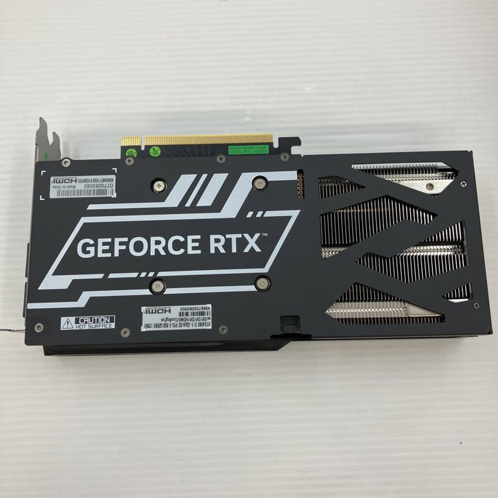中古 玄人志向 GG-RTX4060Ti-E8GB/OC/DF (RTX4060Ti 8G) 175565