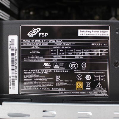 【通販センター】中古  Lenovo Legion T5 28MB05(Intel Core i7 10700/16GB DDR4 (PC4)/SSD500GB/なし/NVIDIA GeForce RTX 2070 SUPER 8GB/W11H64 MAR) 197977 