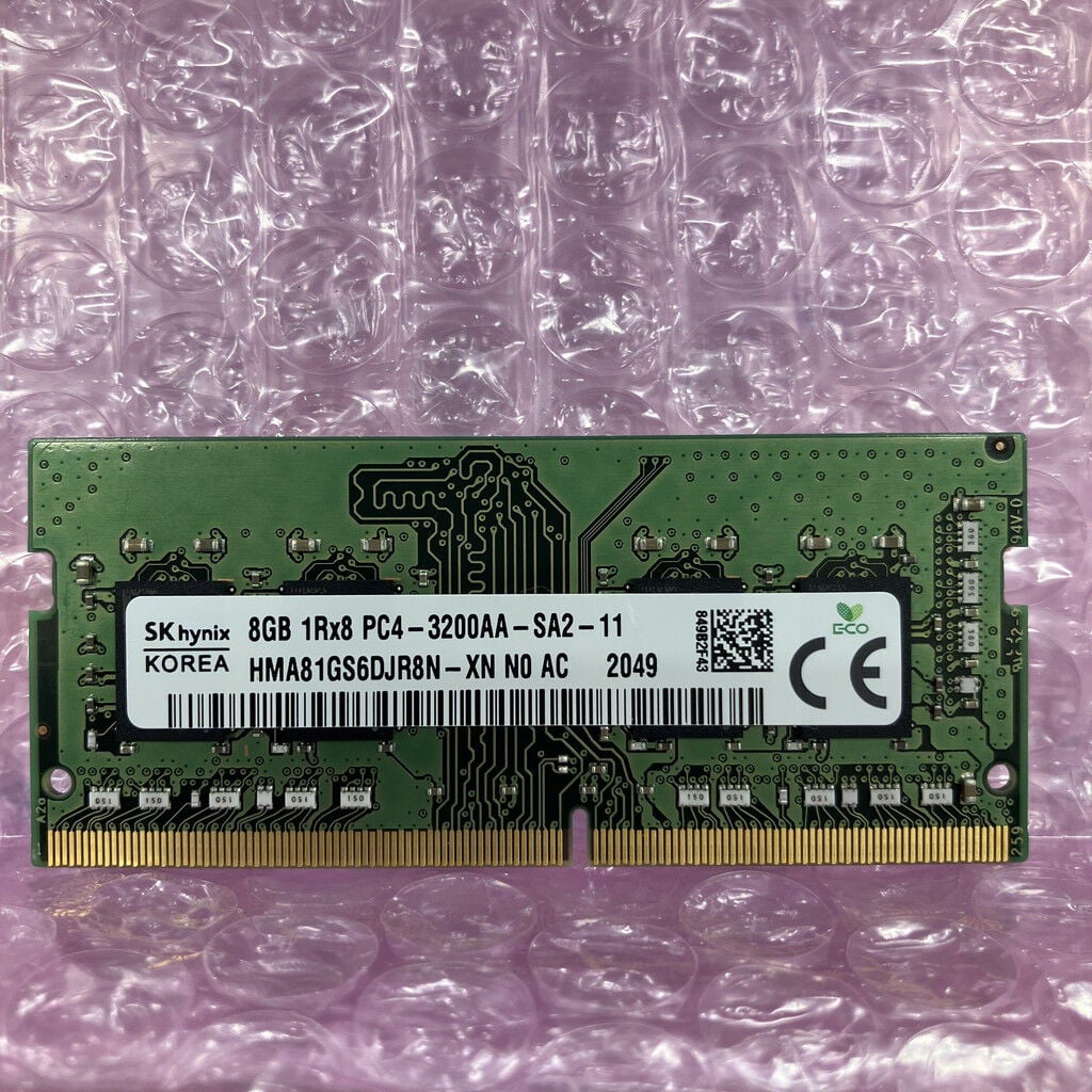 中古 SKhynix ノートPC用メモリ(PC4-25600 8GB DDR4-3200) 5070002286