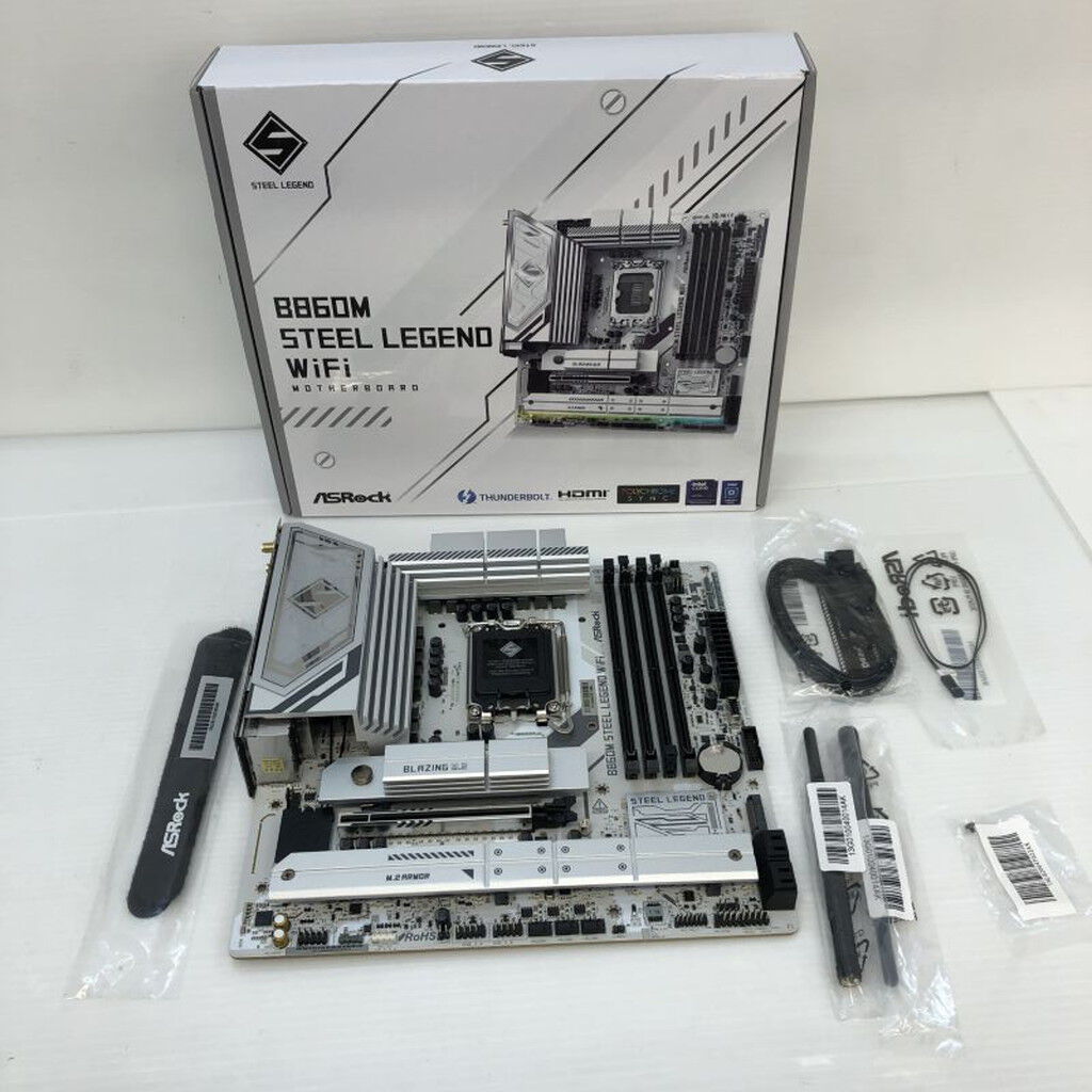 中古 ASRock B860M Steel Legend WiFi (B860 1851 mATX) 175437