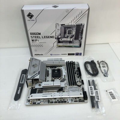 【徳島住吉店】中古  ASRock B860M Steel Legend WiFi (B860 1851 mATX) 175437 
