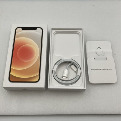 【新潟店】中古  【au】Apple iPhone12 mini 5.4インチ 128GB (ホワイト)  MGDM3J/A 144036 