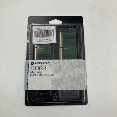 【なんば店】中古  ﾄﾞｽﾊﾟﾗｾﾚｸﾄ D4N3200-16G2A2(DDR4 PC4-25600 SO16GBx2 3280023442 