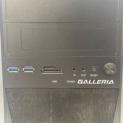 【大分店】中古  GALLERIA ZV（Intel Core i7 8700K/Windows 11 Home/16GB DDR4/GeForce GTX1070Ti/SSD 500GB/HDD 1TB） 4860000537【8/14価格改定!】 