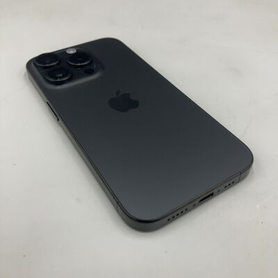 【熊本浜線店】中古  【au版SIMフリー】Apple iPhone15 Pro 6.1インチ 128GB ブラックチタニウム MTU73J/A 161183 