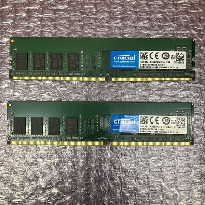 【富士青葉店】中古  8GB 2枚組(合計16GB) PC4-21300/DDR4-2666 デスクトップ用 190926 