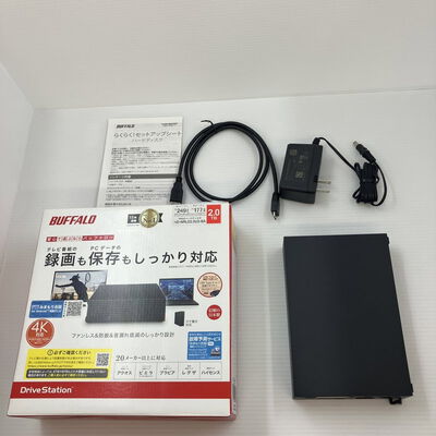 【秋葉原本店】中古  BUFFALO HD-NRLD2.0U3-BA(USB3.1 外付HDD 2TB 黒) 3410011368 