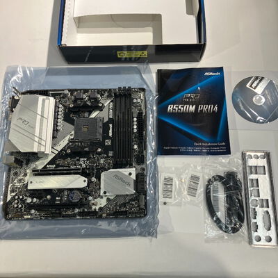 【鹿児島店】中古  ASRock B550M Pro4 (B550 AM4 mATX DDR4) 142938 