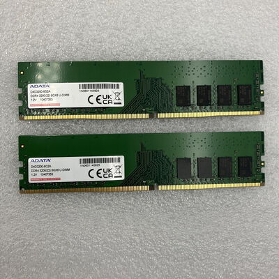 【新潟店】中古  8GB 2枚組(合計16GB) PC4-25600/DDR4-3200 デスクトップ用 190923 