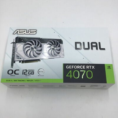 【白山FM松任店】中古  ASUS　DUAL-RTX4070-O12G-WHITE 4950001665 