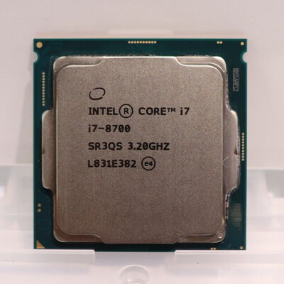 【札幌店】中古  INTEL Core i7 8700 (1151/3.20GHz/12M/C6/T12) 136198 