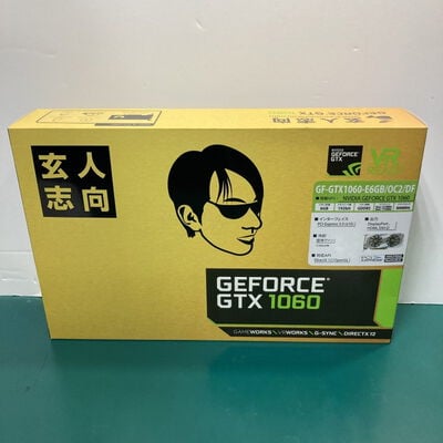 【富山本郷店】中古  玄人志向 GF-GTX1060-E6GB/OC2/DF(GTX1060 6G GDDR5) 4760001293 