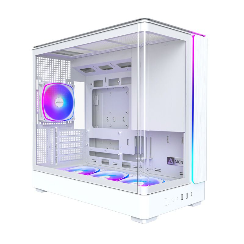 MONTECH KING 15 PRO White (MicroATX ガラス ホワイト) ｜ パソコン