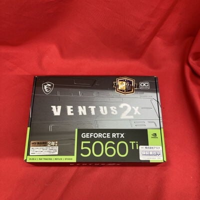 【千葉店】中古  MSI GeForce RTX 5060 Ti 16G VENTUS 2X OC PLUS (RTX5060Ti 16G) 178240 