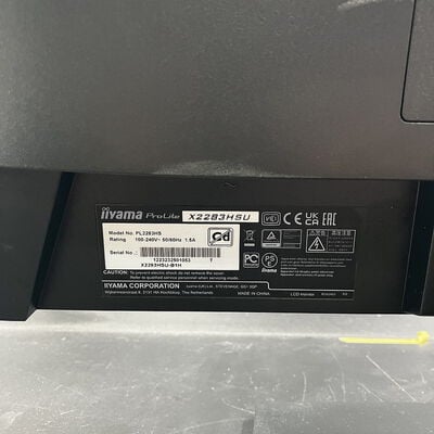 【大須店】中古  iiyama ProLite X2283HS-3 X2283HS-B3 [21.5インチ マーベルブラック] フルHD 3480035994 