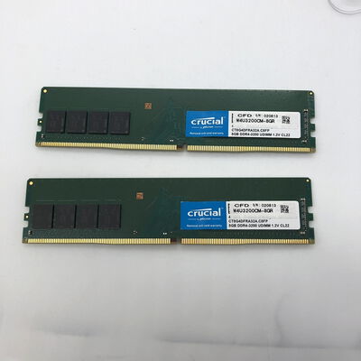 【宇都宮鶴田店】中古  8GB 2枚組(合計16GB) PC4-28800/DDR4-3600 デスクトップ用 190920 