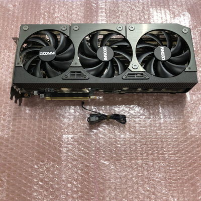 【宮崎恒久店】中古  INNO3D GeForce RTX 4080 X3 16GB N40803-166X-187049N(RTX4080 16GB) 5160000749 