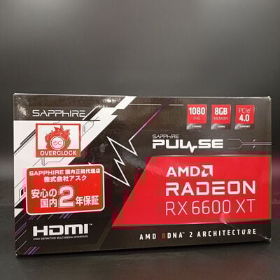 【大須店】中古  Sapphire Pulse AMD Radeon RX 6600 XT 8GB 3120022615 