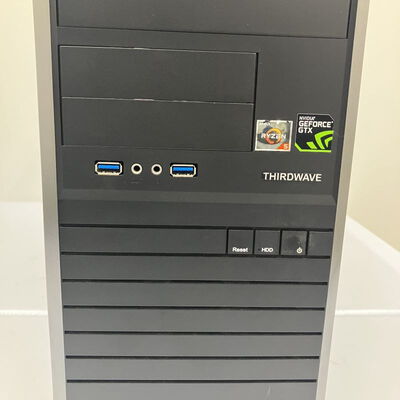 【徳島住吉店】中古  THIRDWAVE Monarch EA(AMD Ryzen 5 3600/16GB/SSD1TB/DVDマルチ/NVIDIA GeForce GTX 1650 4GB/W11H64 MAR) 179631 