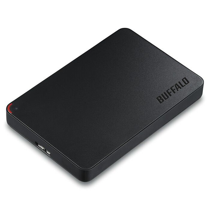 未開封新品 BUFFALO ポータブルHDD 1TB BUFFALO HD-NRPCF1.0-BB (ポータブル 1TB ブラック) ｜ パソコン通販の
