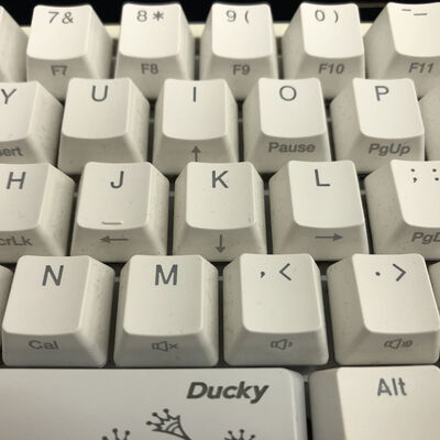 【福山ココローズ店】中古  Ducky Channel One 2 Mini Pure White RGB (dk-one2-rgb-mini-pw-red-rat 赤軸) 146988 