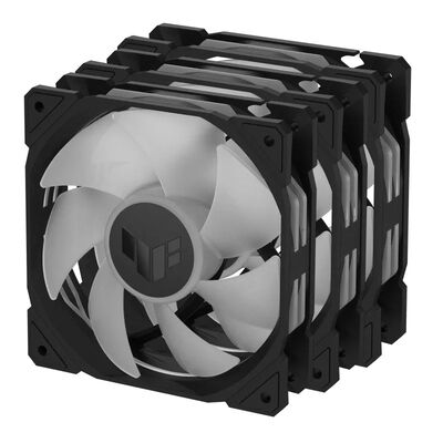 ASUS  TUF Gaming TR120 ARGB Fan - Triple Pack ブラック (TUF GAMING TR120 FAN ARGB BLACK 3IN1) 